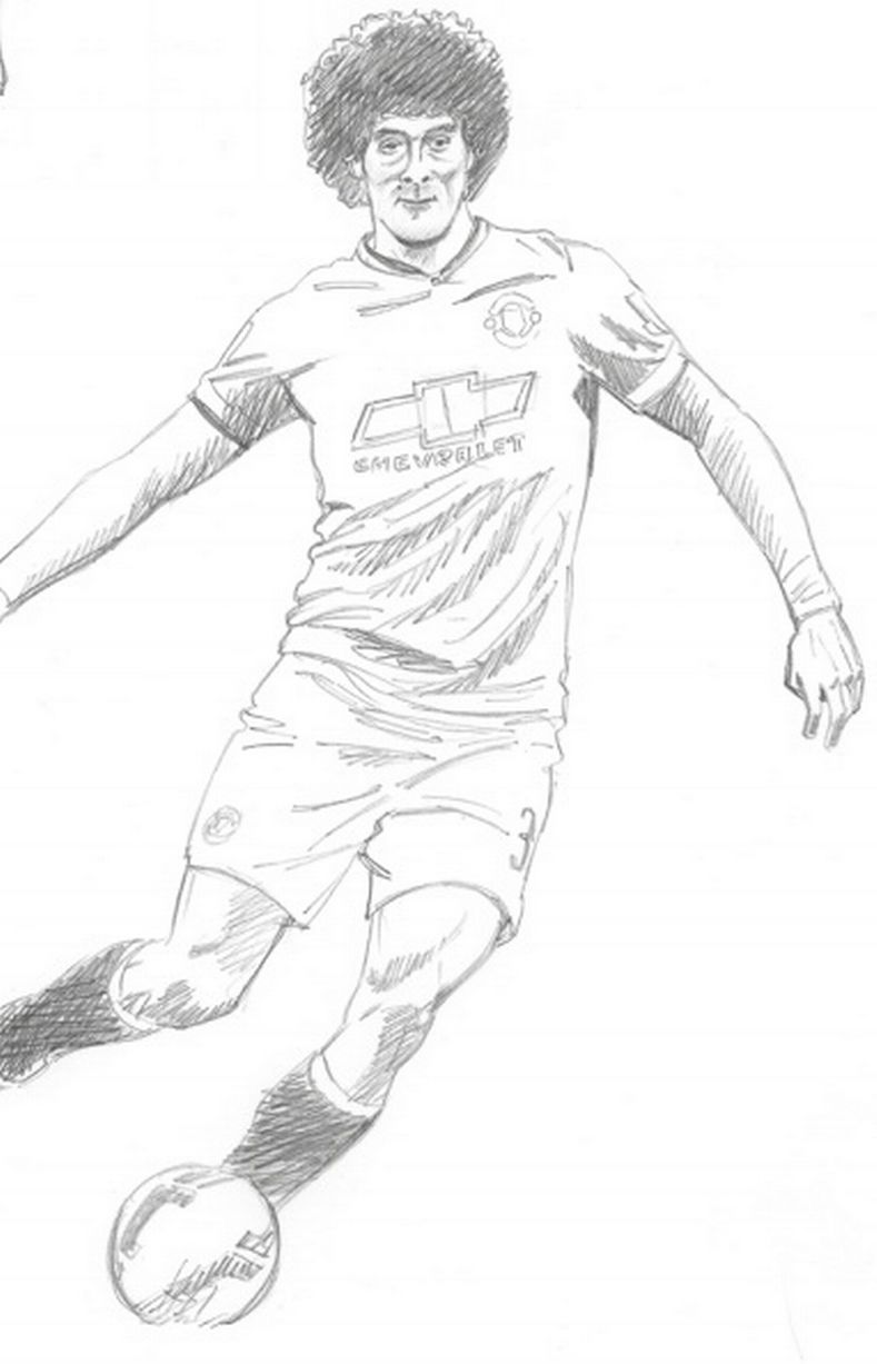 789x1227 Manchester United Sketches - Manchester United Sketch
