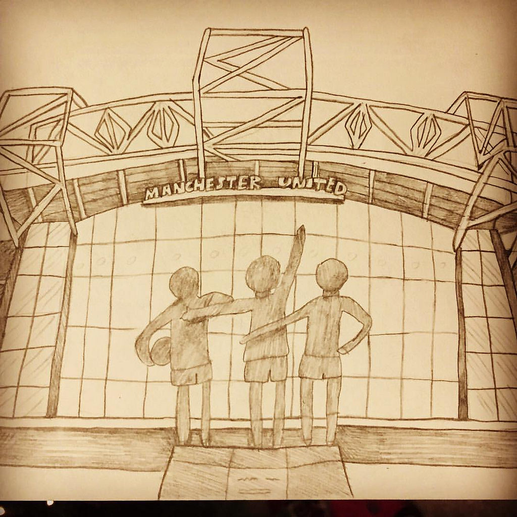 1024x1024 Oldtrafford - Manchester United Sketch
