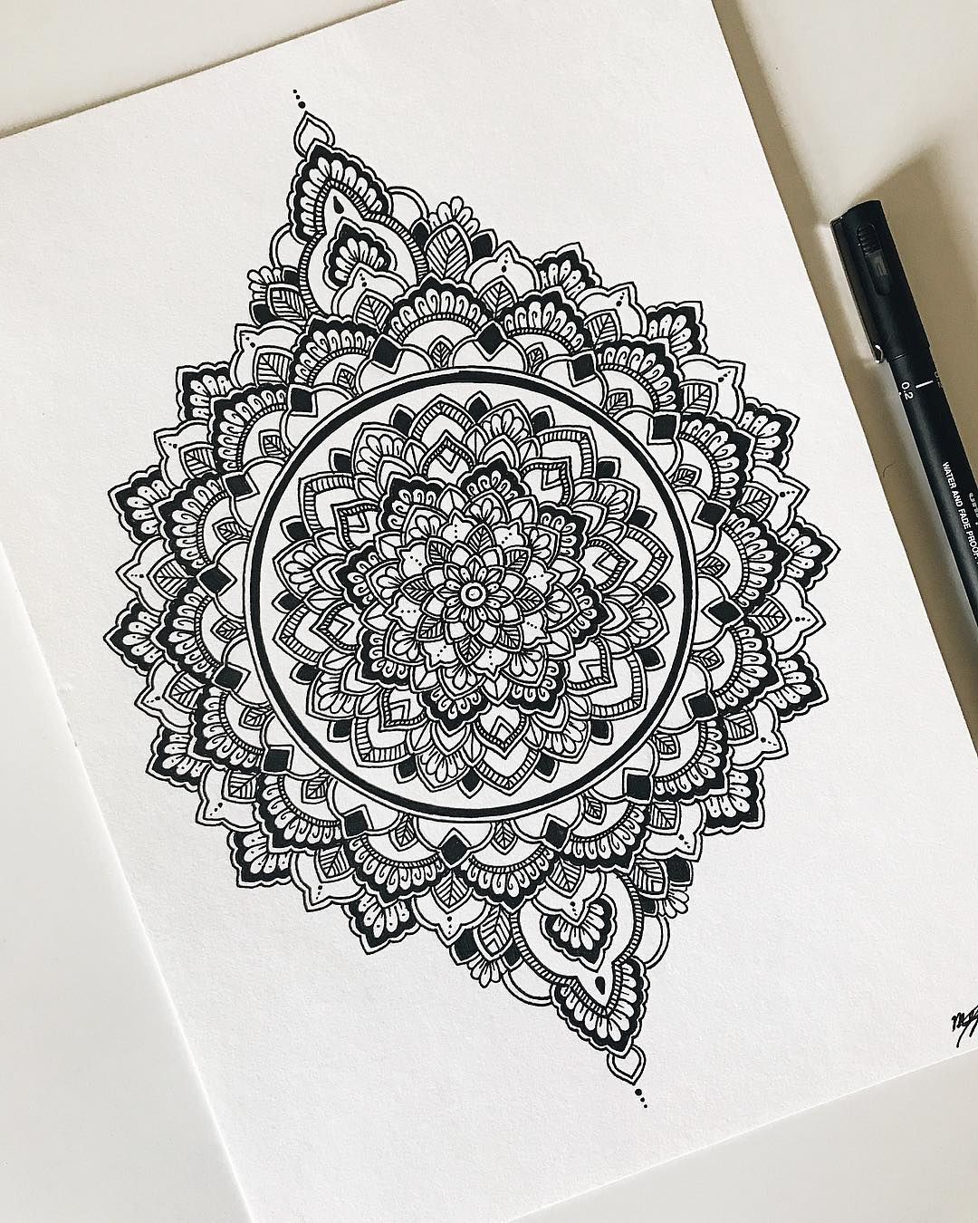 1080x1350 Pin By Amber Hendon On Mandalas Mandala, Doodles And - Mandala Art Sketch