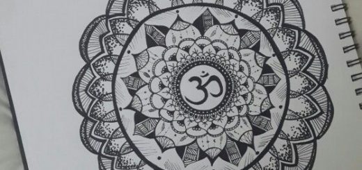 520x245 Mandala Art Drawing - Mandala Art Sketch