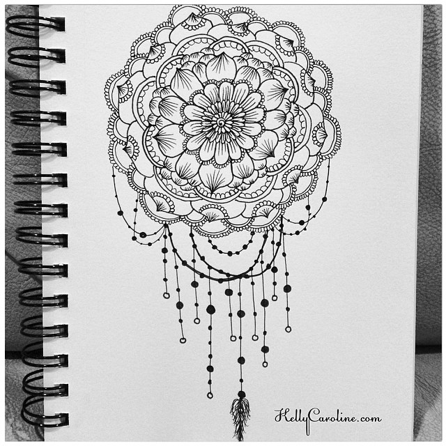 Mandala Art Sketch at PaintingValley.com | Explore collection of ...