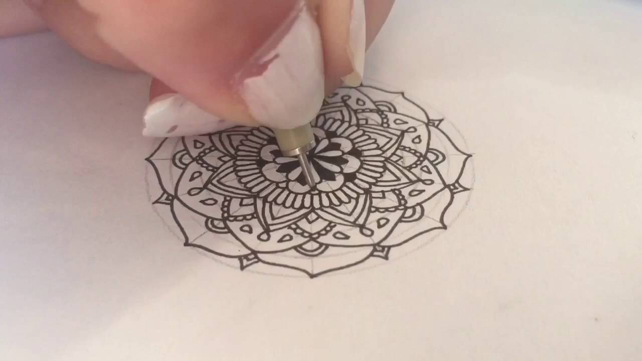 1280x720 Mandala Sketch And Doodle Compilation - Mandala Sketch