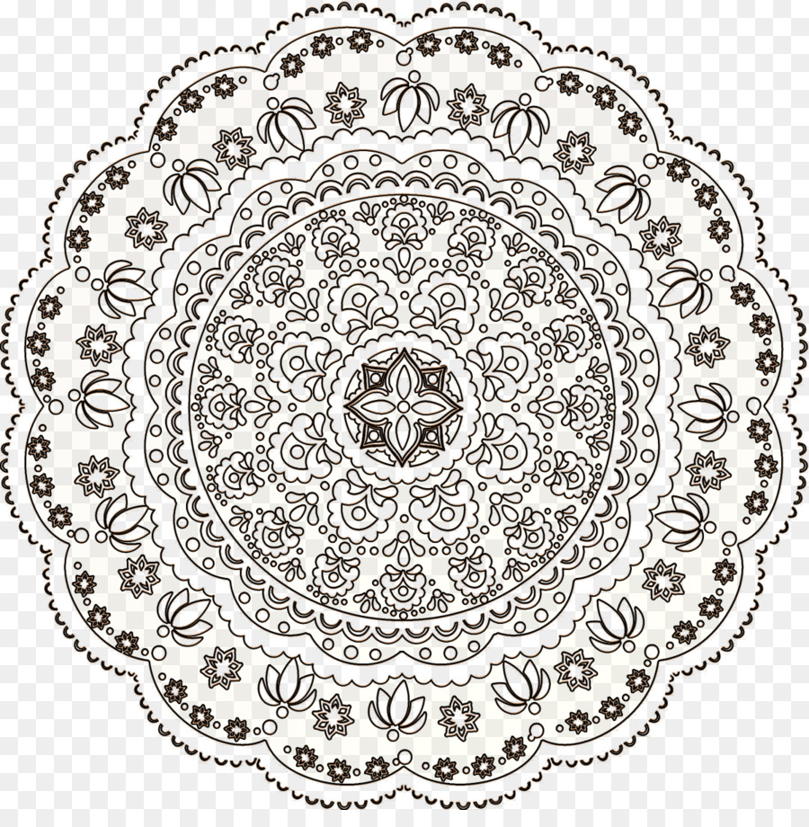 900x920 Doodle Drawing Coloring Book Mandala Sketch - Mandala Sketch