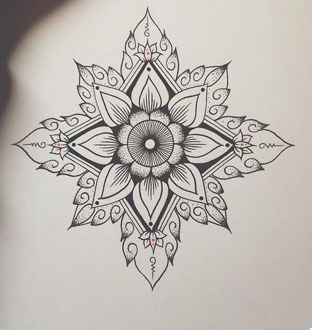 452x478 Mandala Dotwork Tattoo Sketch Best Tattoo Ideas Gallery - Mandala Tattoo Sketch
