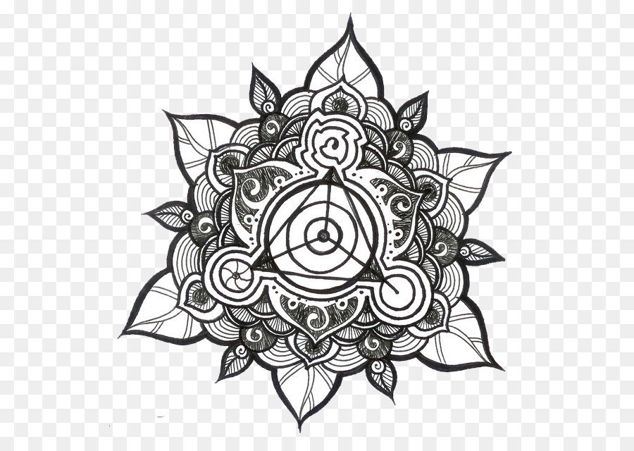 900x640 Tattoo Mandala Penrose Triangle Symbol - Mandala Tattoo Sketch