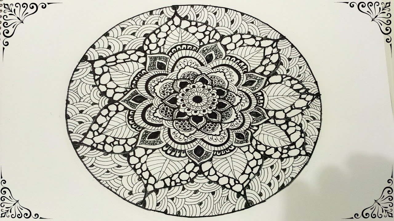1280x720 To Draw Mandala - Mandalas Sketch