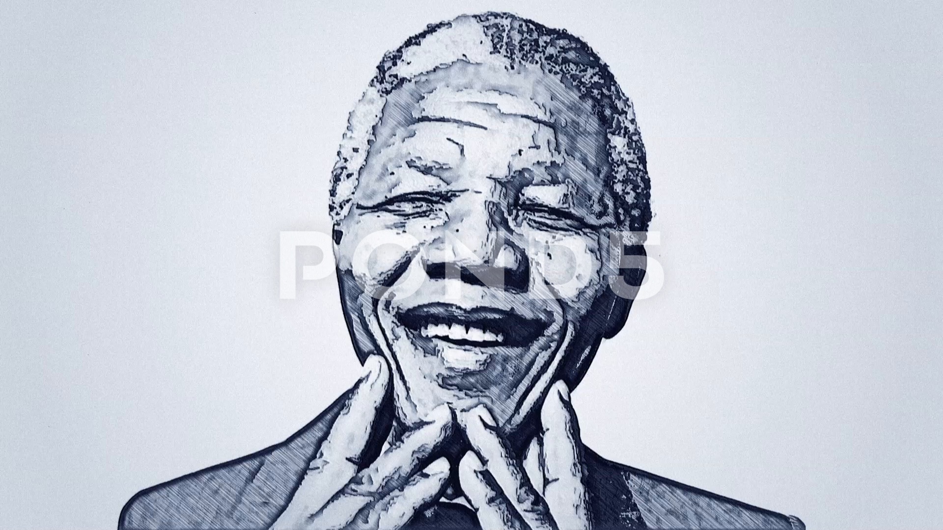 1920x1080 Mandela, United Nations Leader - Mandela Sketch