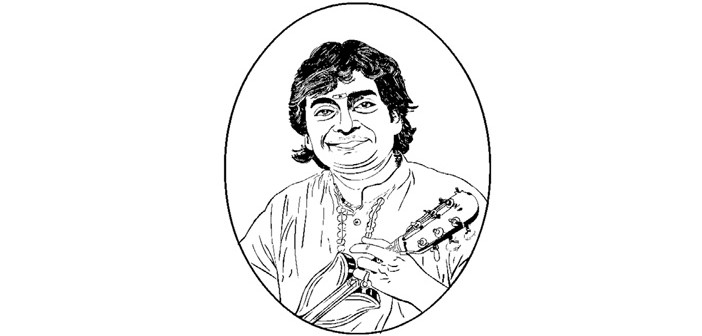 702x336 Mandolin U Srinivas - Mandolin Sketch