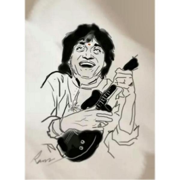 600x600 Ram On Twitter Replug My Sketch Obituary To - Mandolin Sketch
