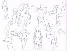 Manga Body Sketch At Paintingvalley Com Explore Collection Of
