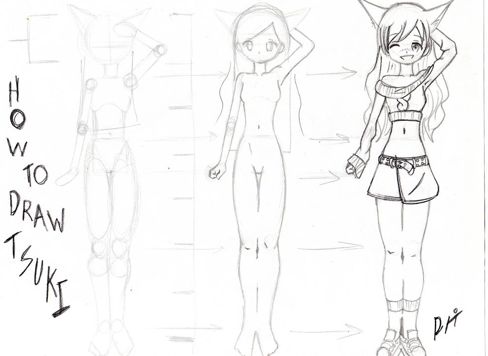 992x725 Really Quick Manga Tutorial By Elquijote - Manga Body Sketch