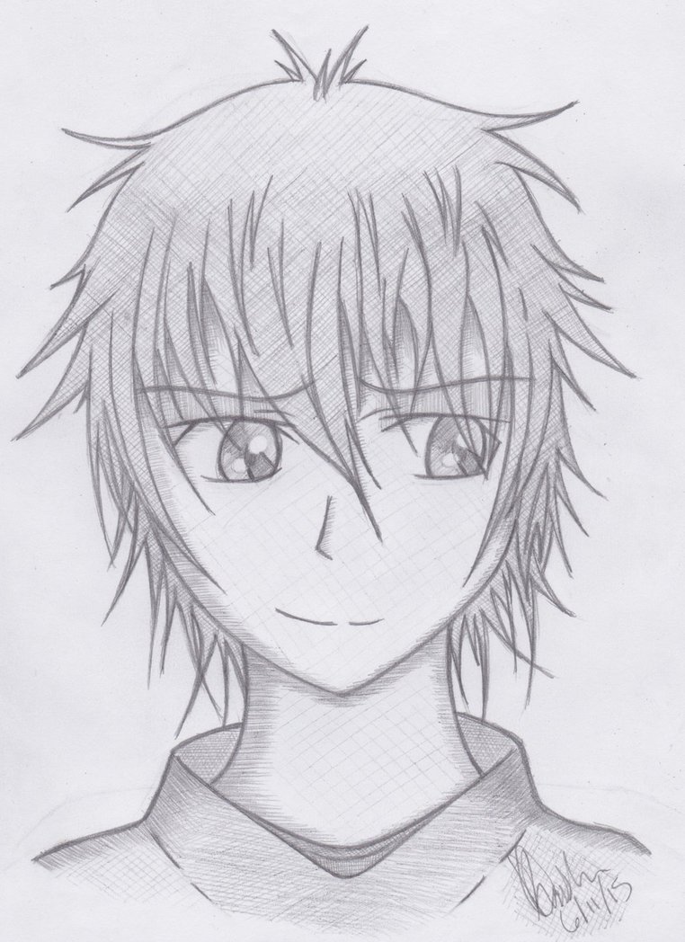 762x1048 Manga Boy Beautiful Image Drawing Drawing Skill - Manga Boy Sketch