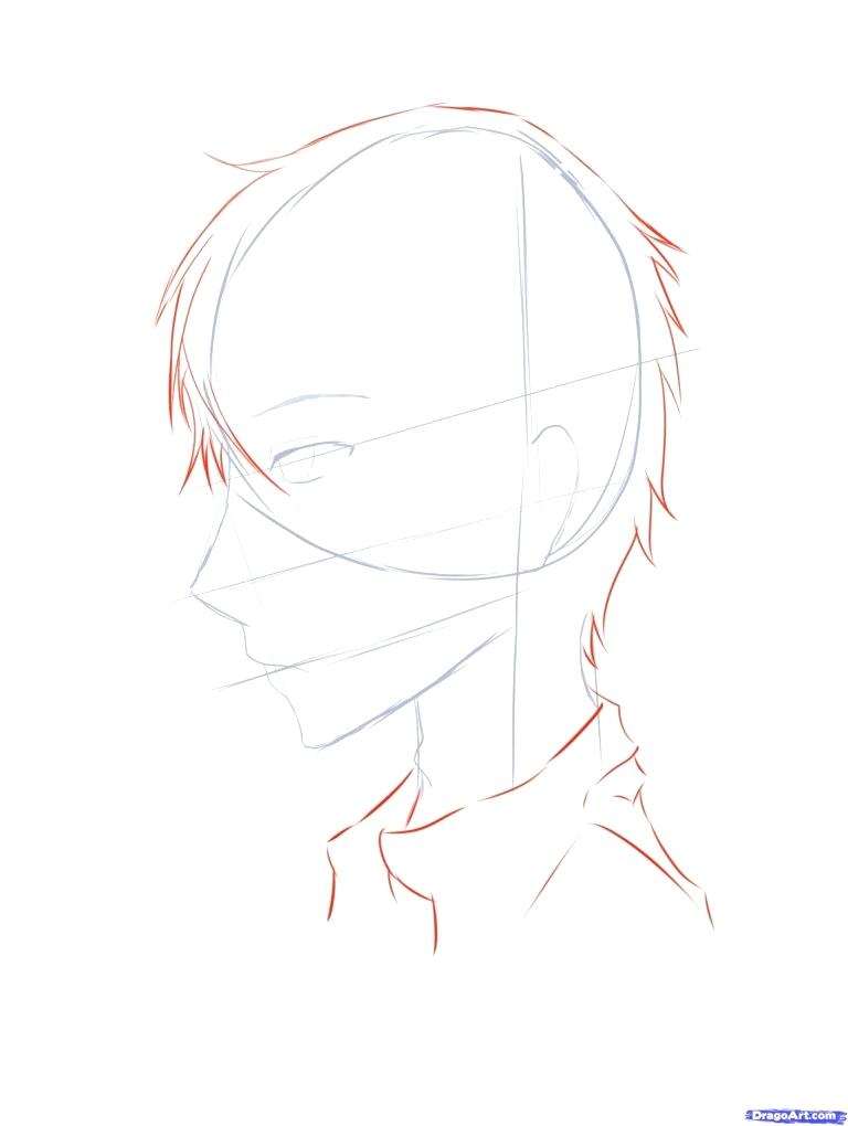 Featured image of post How To Draw Anime Side View Step By Step / A circle shape is ideal for.