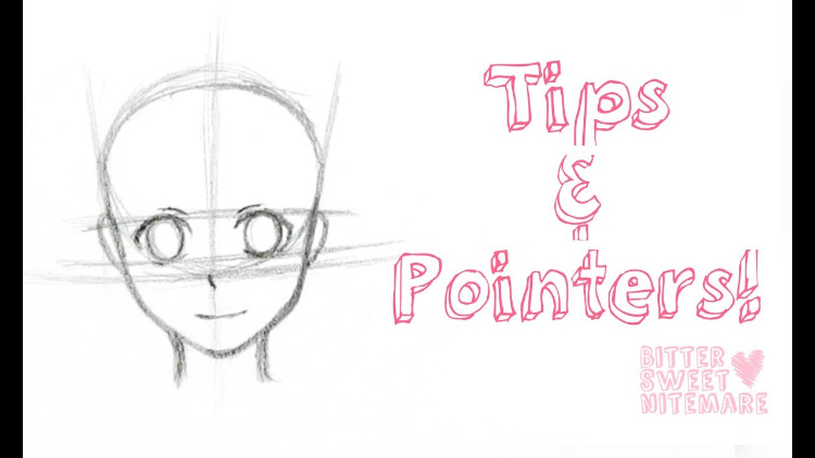 750x422 How To Draw Anime Free Step By Step Tutorials On The Anime - Manga Face Sketch