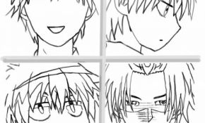 290x175 Manga Face Drawing Easy Unique Easy Anime Face Sketches Crying - Manga Face Sketch