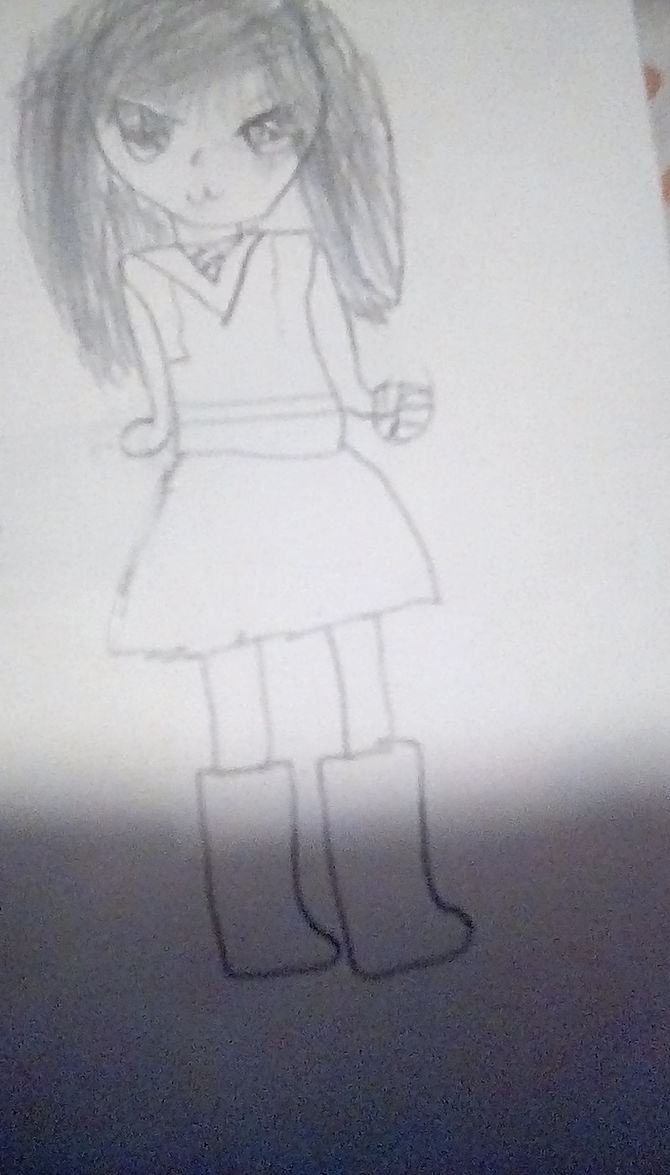 670x1175 4 Ways To Draw An Anime Girl - Manga Girl Sketch