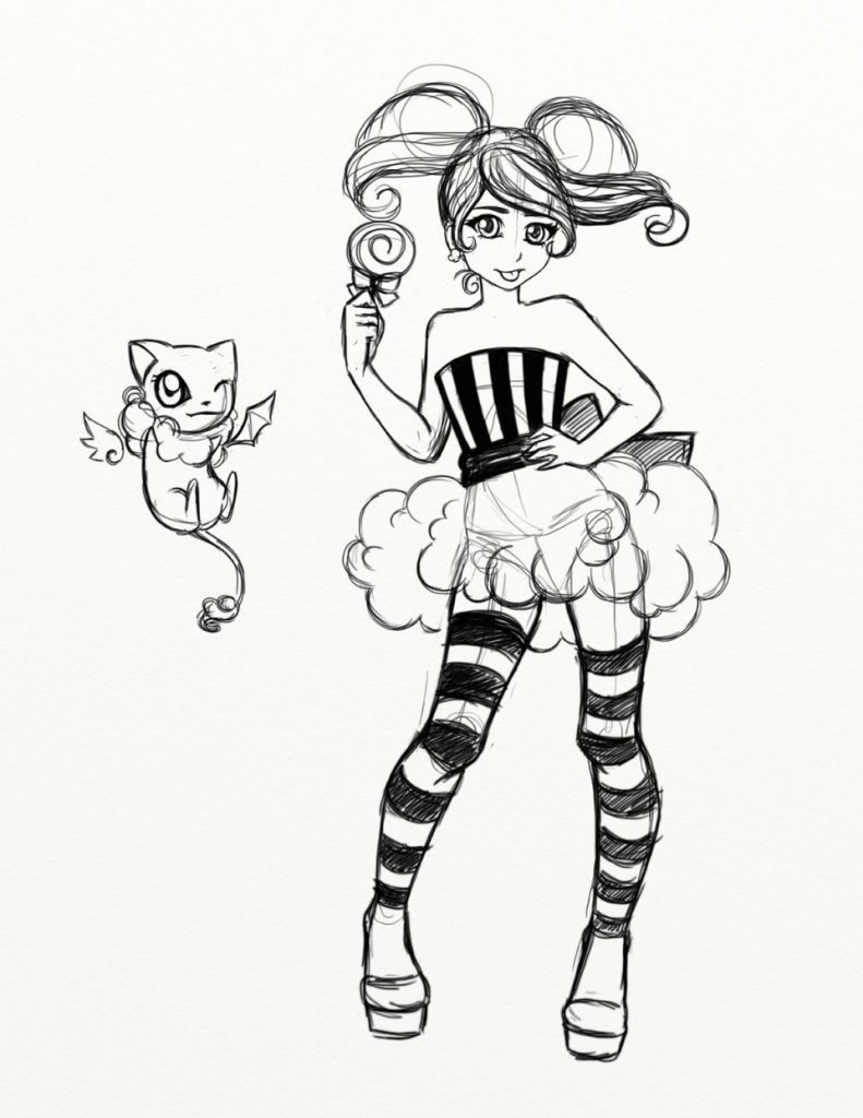 791x1024 Manga Art Tutorial By Sour Candy Arts - Manga Sketch