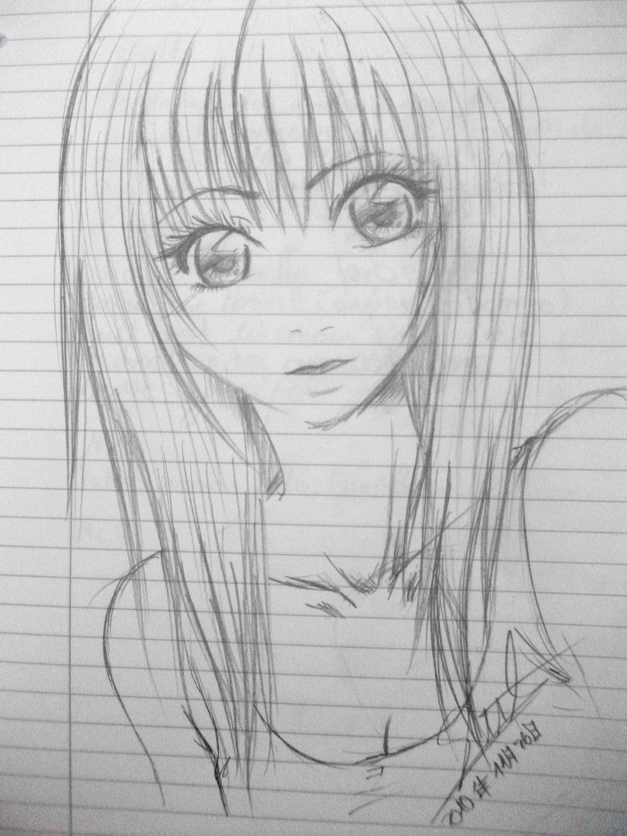 900x1200 Manga Sketch By Shihonrainbow - Manga Sketch