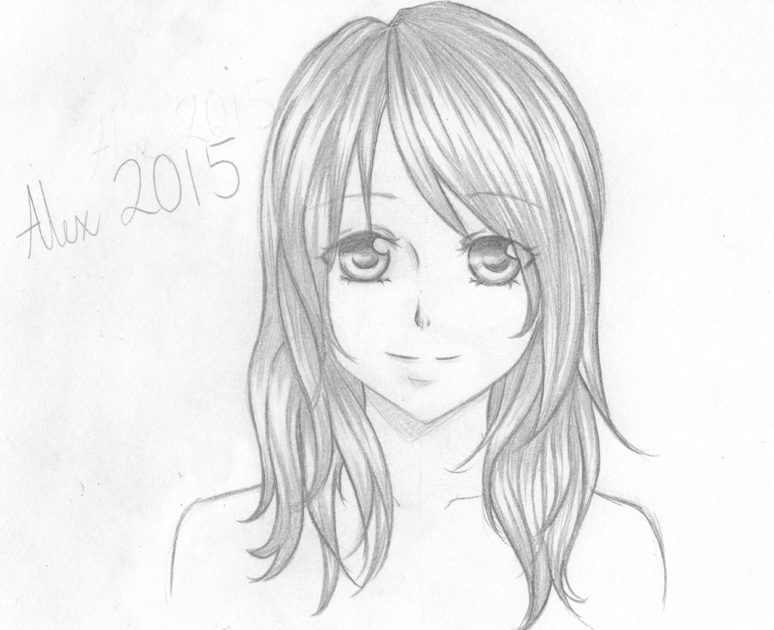 2484x2020 How To Draw A Manga Girl (Tutorial) - Manga Sketch Tutorial