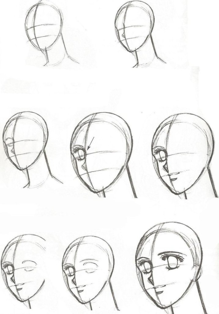 716x1024 How To Draw Manga Tutorial Step By Step 9 - Manga Sketch Tutorial