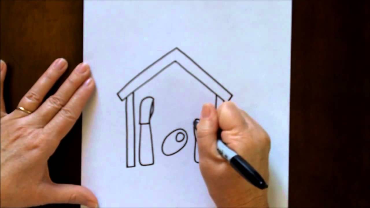 1280x720 How To Draw A Nativity Scene Simple And Easy Drawing Tutorial For - Manger Scene Sketch