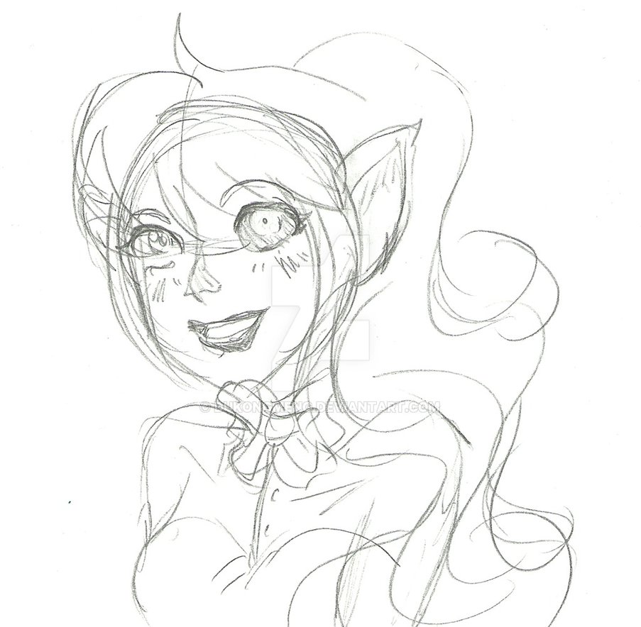 903x884 Fnaf - Mangle Sketch