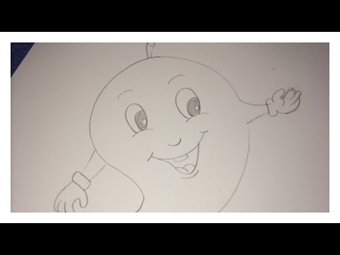 480x360 How To Draw Cute Cartoon Mango Sketch - Mango Sketch