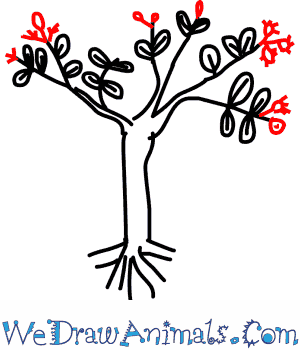 300x350 How To Draw A Mangrove Tree - Mangrove Tree Sketch