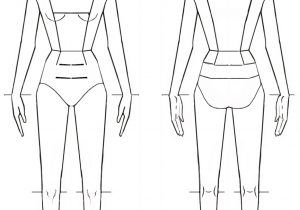 300x210 Mannequin Sketch Templates Fashion Model Outline Templates - Mannequin Sketch