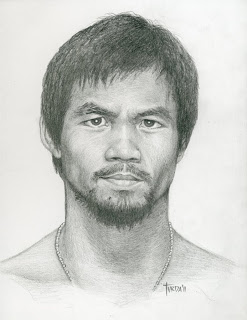 247x320 Learn To Draw Manny Pacquiao Sketch - Manny Pacquiao Sketch