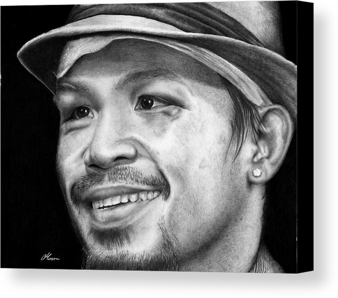 678x598 Manny Pacquiao Canvas Print Canvas Art By Carl Moore - Manny Pacquiao Sketch
