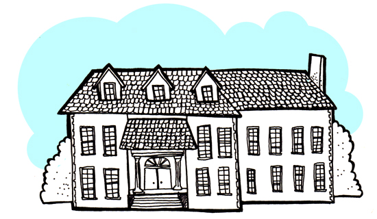 550x320 The Cheney Baltzell Manor House Eat Sleep Sketch - Manor House Sketch