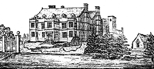 493x221 Cranham Hall - Manor House Sketch