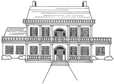 400x297 How To Draw Mansions Howstuffworks - Mansion Sketch