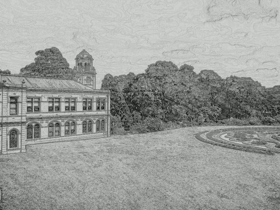 550x412 Mansion Sketch - Mansion Sketch