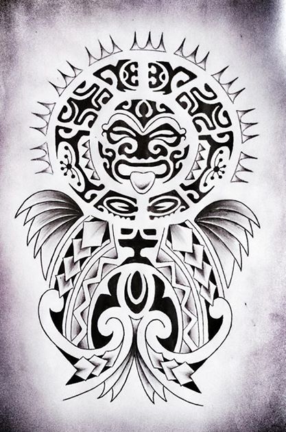 417x629 Maori - Maori Sketch
