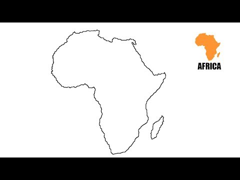 480x360 How To Draw Map Of Africa Africa Map Drawing - Map Of Africa Sketch