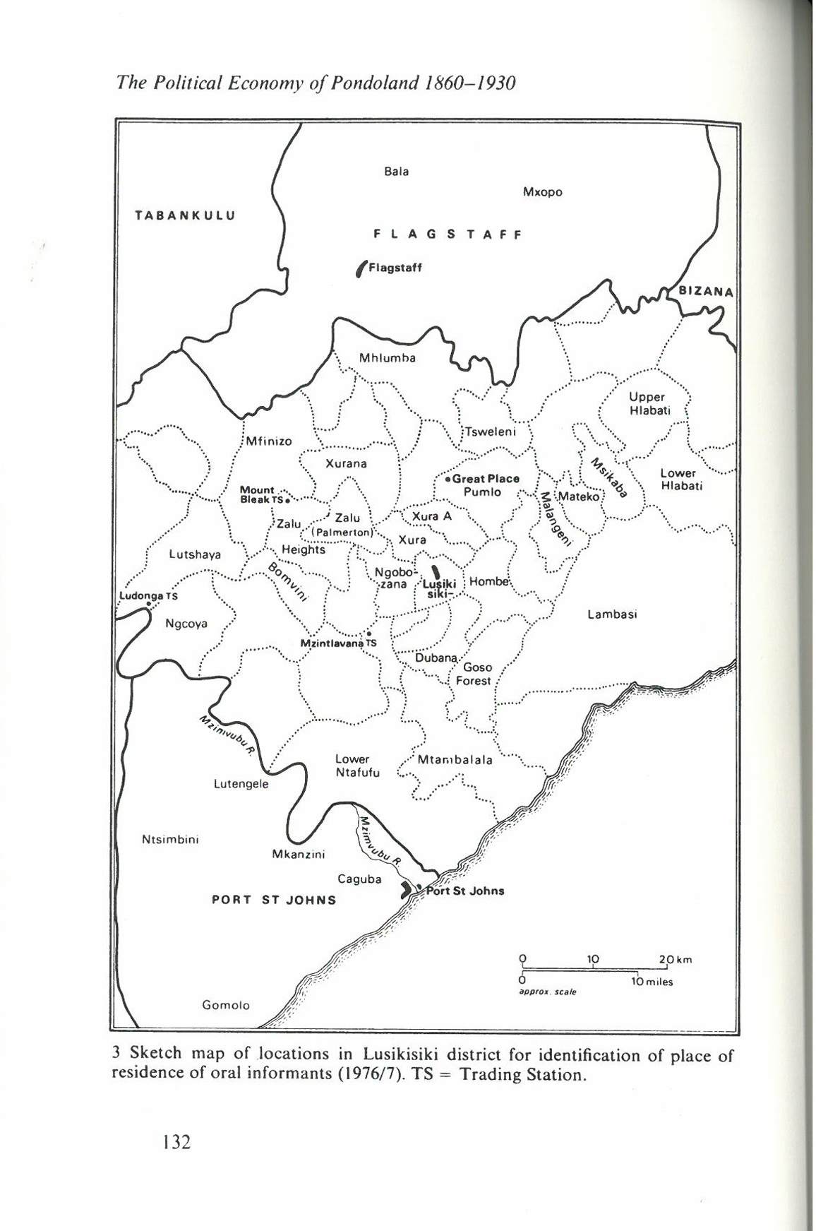 1156x1743 Sketch Map Of Locations In The Lusikisiki District For The - Map Sketch