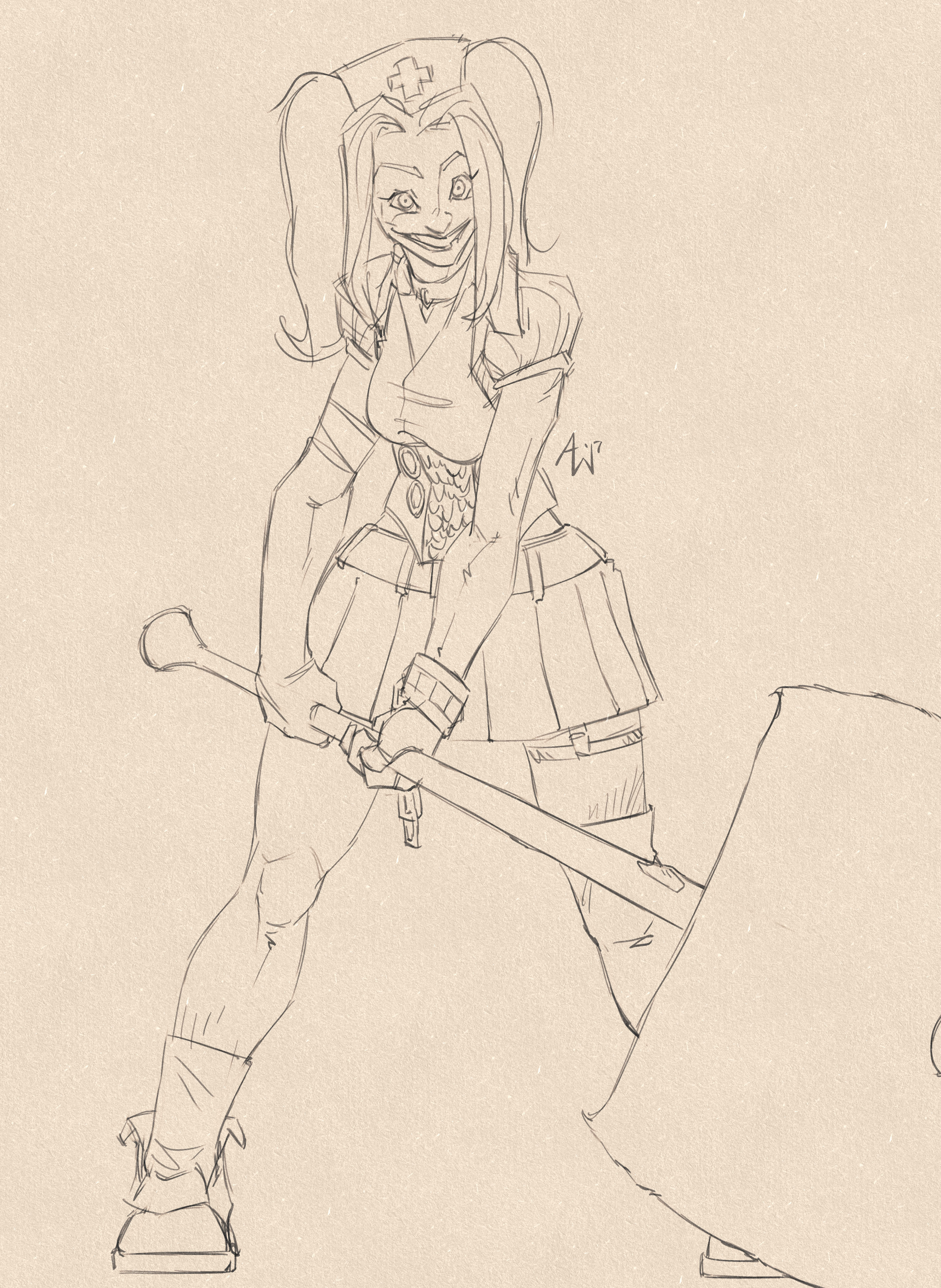 2850x3900 Marathon Sketch - Marathon Sketch