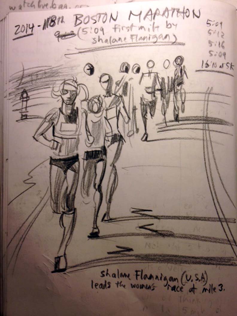 Marathon Sketch At Explore Collection Of Marathon