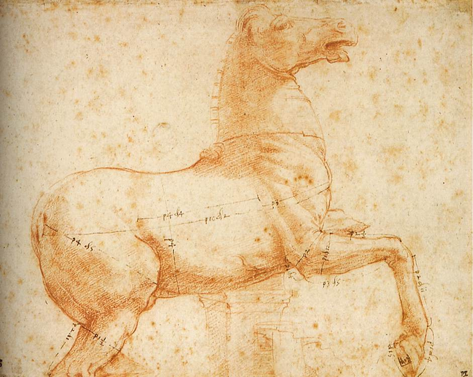 941x750 Sketch Of A Marble Horse By Raphael Santi History, Analysis Amp Facts - Marble Sketch
