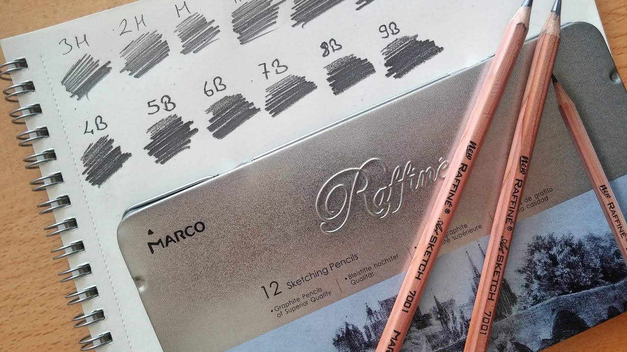 1280x720 Marco Raffine Sketching Pencils Review - Marco Sketch