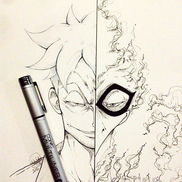 640x640 One Piece, Marco The Phoenix Op - Marco Sketch
