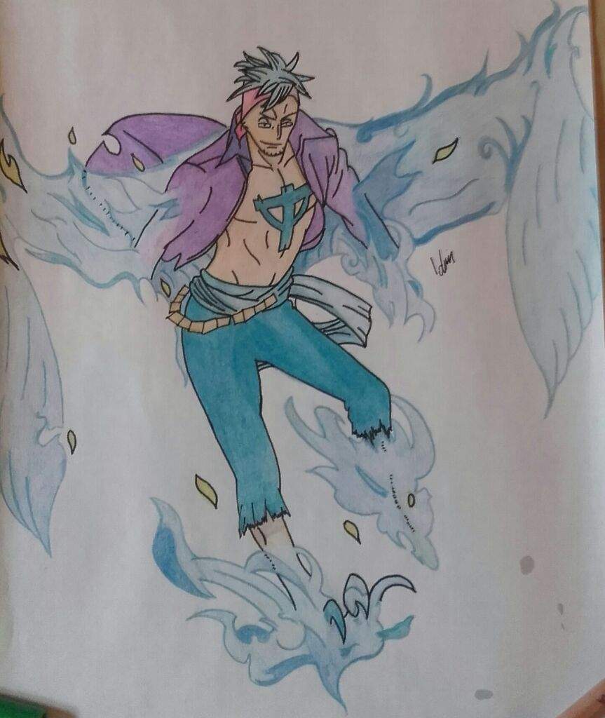 863x1024 Dreille Collab Marco Drawing One Piece Amino - Marco Sketch
