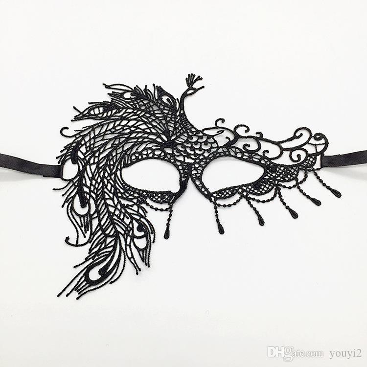 750x750 Lace Halloween Masks Lovely Party Venetian Masquerade Decorations - Mardi Gras Mask Sketch