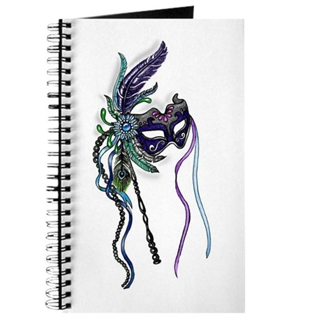 460x460 Mardi Gras Beads Cleavage Notebooks - Mardi Gras Mask Sketch