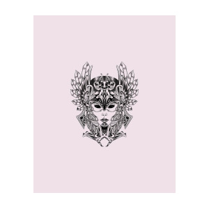 300x300 Mardi Gras Metal Mask Drawing By G F - Mardi Gras Mask Sketch