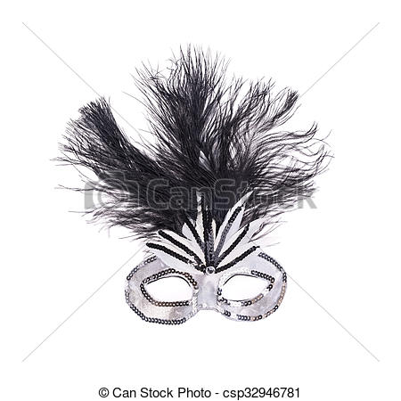 450x450 Feathered Mardi Gras Mask. - Mardi Gras Mask Sketch