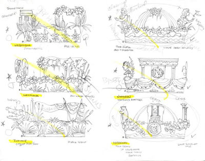 400x315 Building A Mardi Gras Parade Float Stories To Read - Mardi Gras Sketch