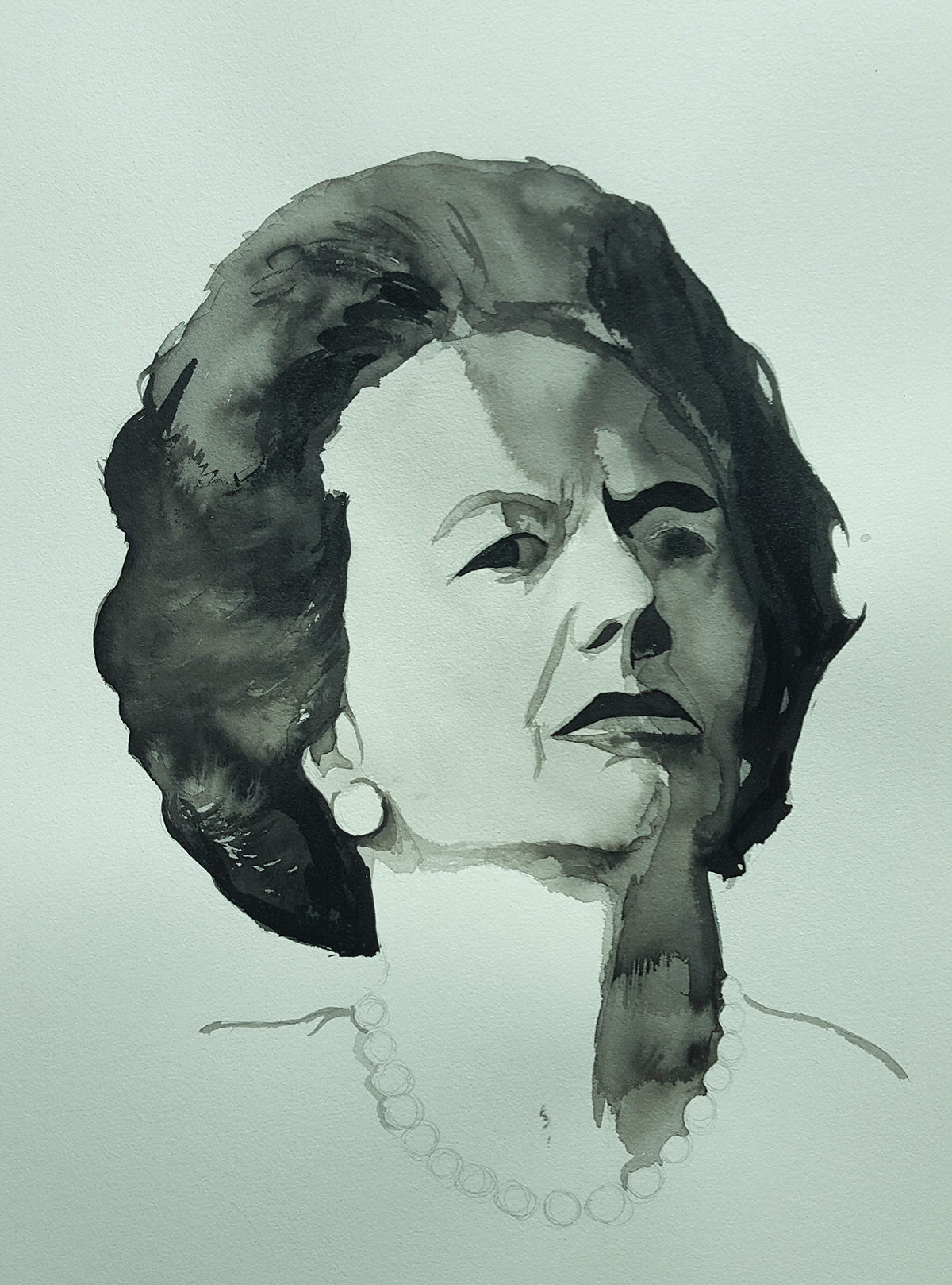 1200x1618 Margaret Thatcher On Behance - Margaret Thatcher Sketch